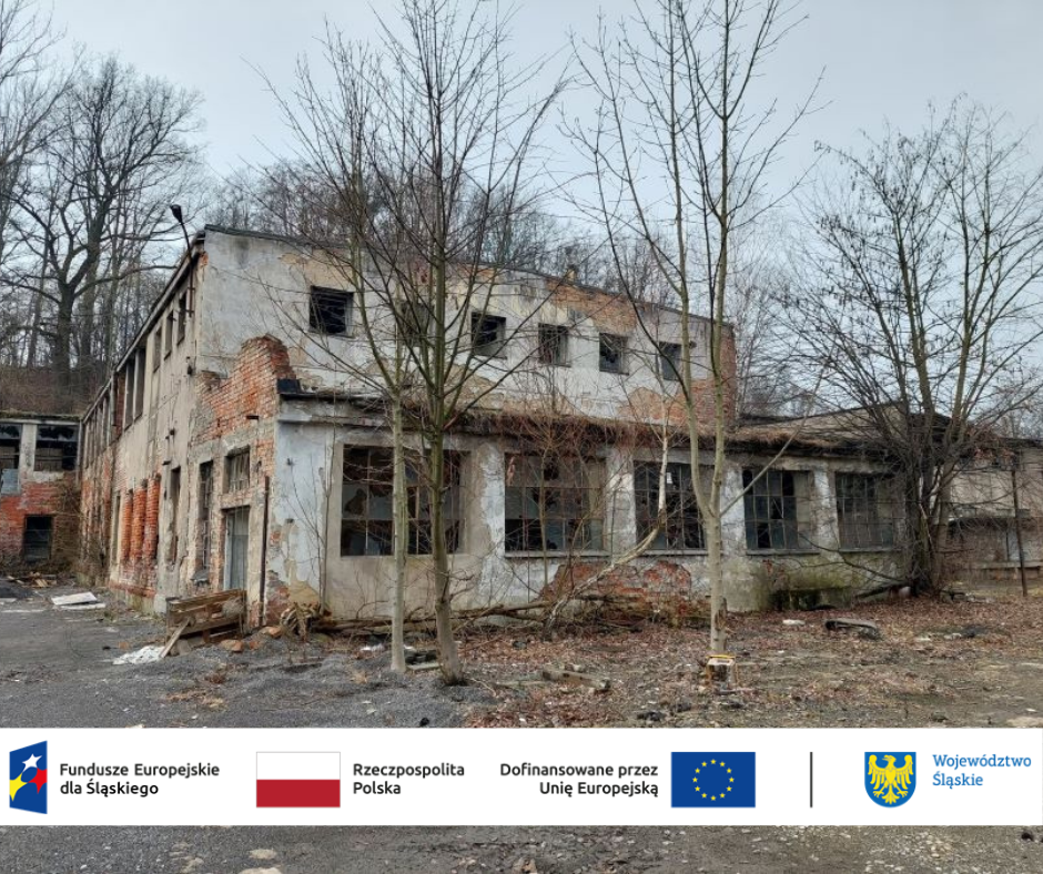 Teren po dawnym zakładzie przetwórstwa owocowego LAS na Aleji Łyska w Cieszynie